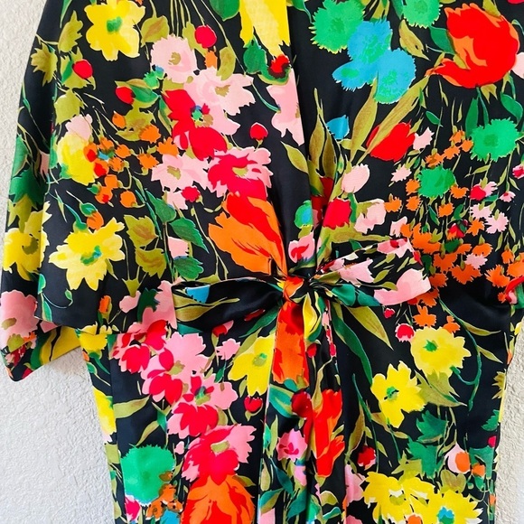 Vintage 40s/50s Mitzi Morgan Floral Dress - Picture 14 of 16